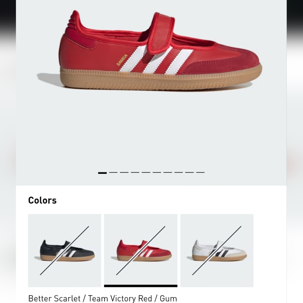 Adidas Samba Jane Women's 9